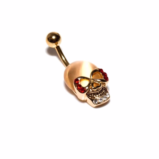 Gold Skull Navel Bananabell
