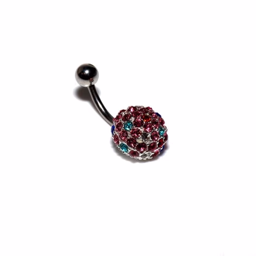 Sterling silver ball Navel Bananabell