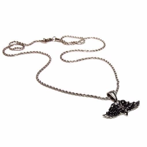 Fleur de lis wings Halsband
