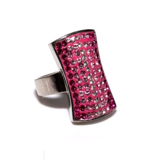 rosa zirkon ring