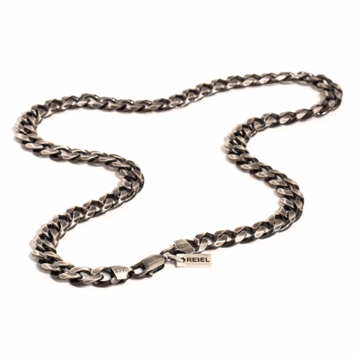 silver gunmetal Halsband - Bild 2
