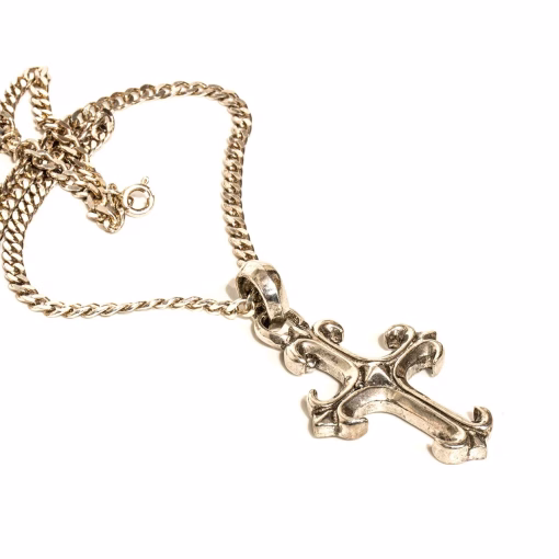 Silver Cross halsband