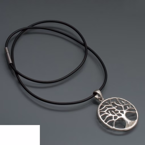 Silverhängande halsband - Bild 2