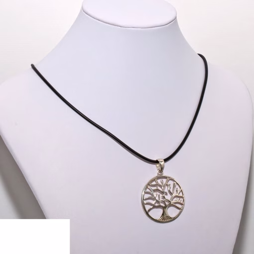 Silverhängande halsband - Bild 3