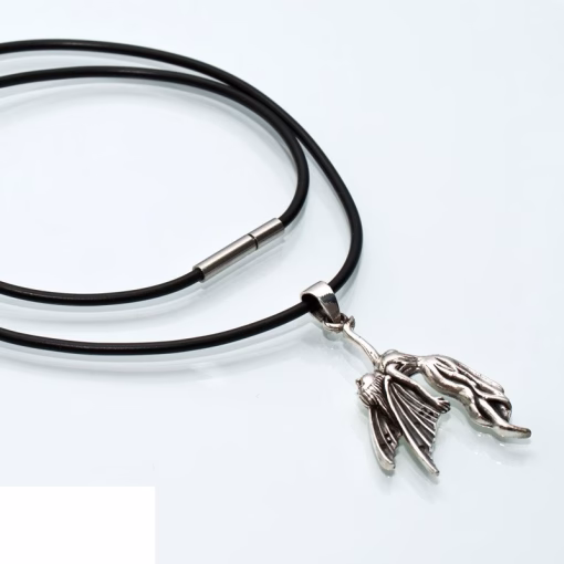 Silver Fallen Angel halsband