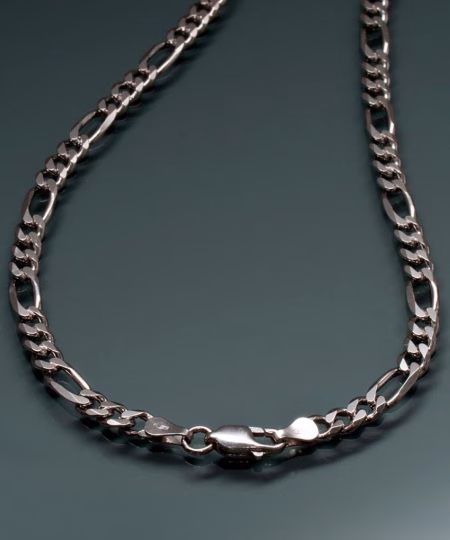 Rebel 925 Silver Figaro kedja