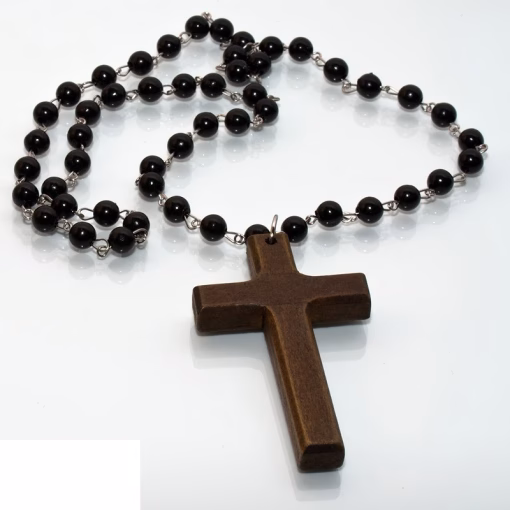 Stort halsband i trä